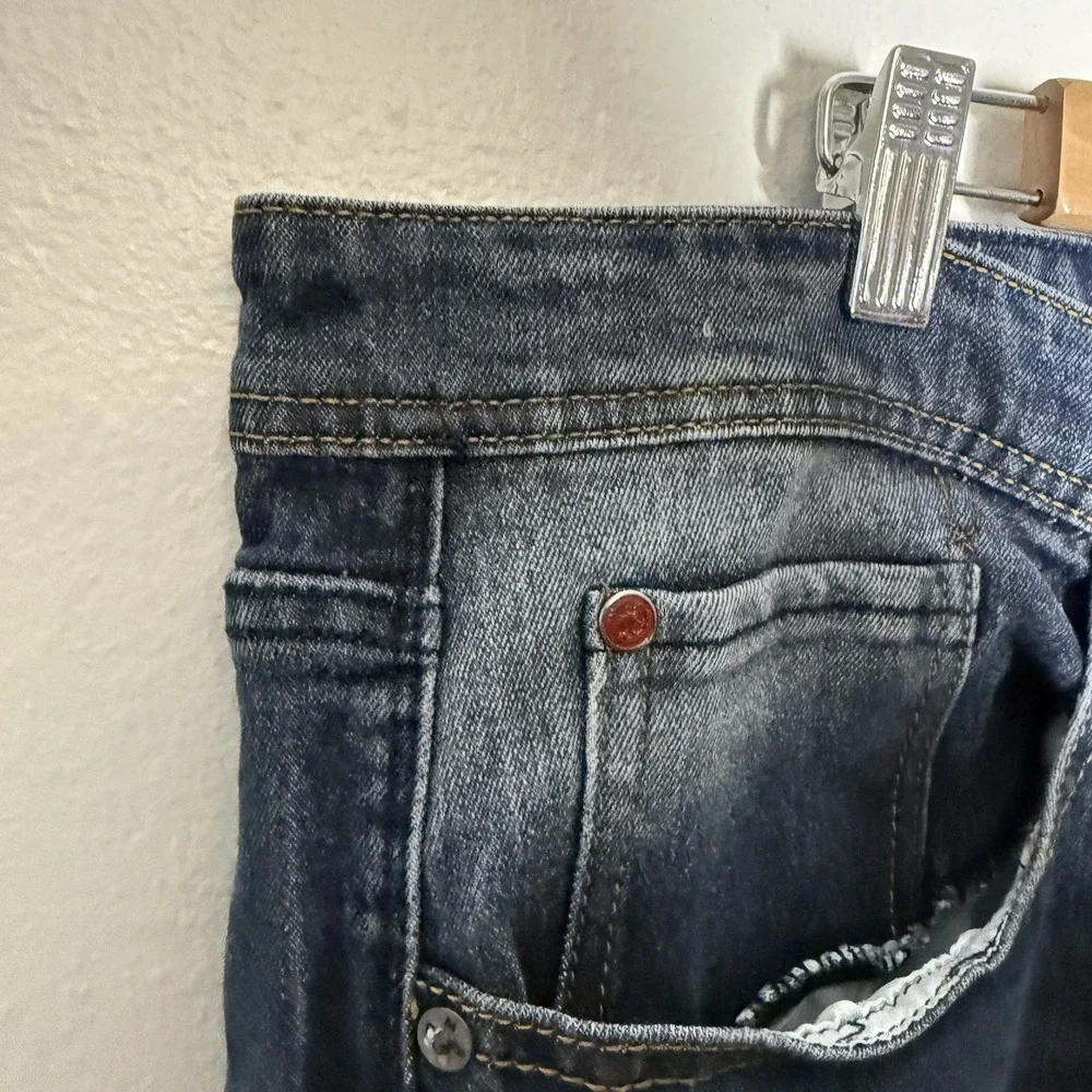 MBX Slim Stretch Blue Denim‎ Jeans Men's 38x32 (actual 40x30) Dark Wash